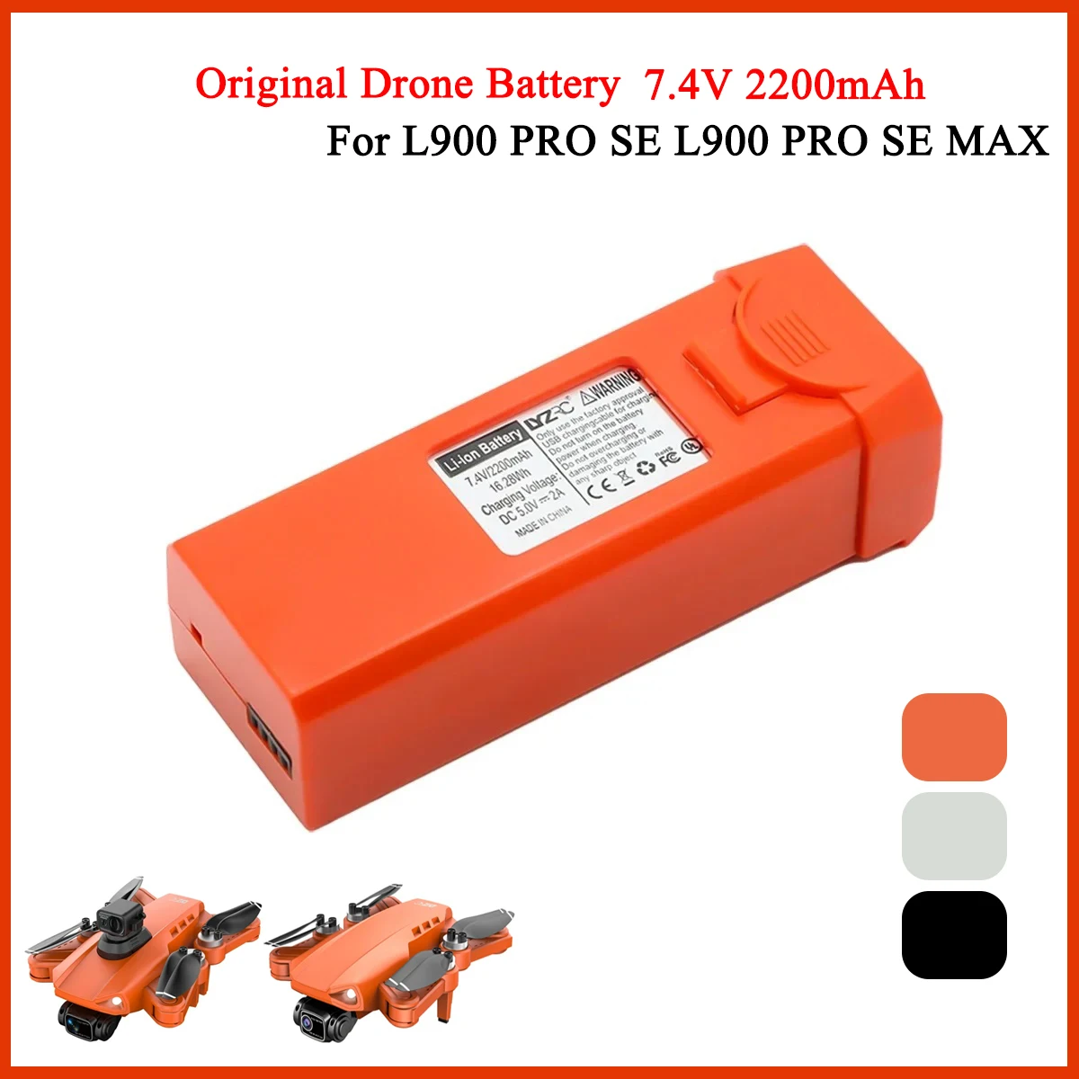 Drone Gimbal 2 Axis - Drone L900 PRO SE Max baterai