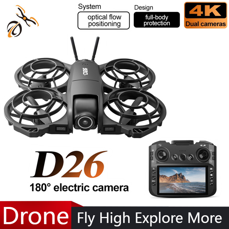 Drone Gimbal Brushless - Drone D26 4K Aerial HD 180