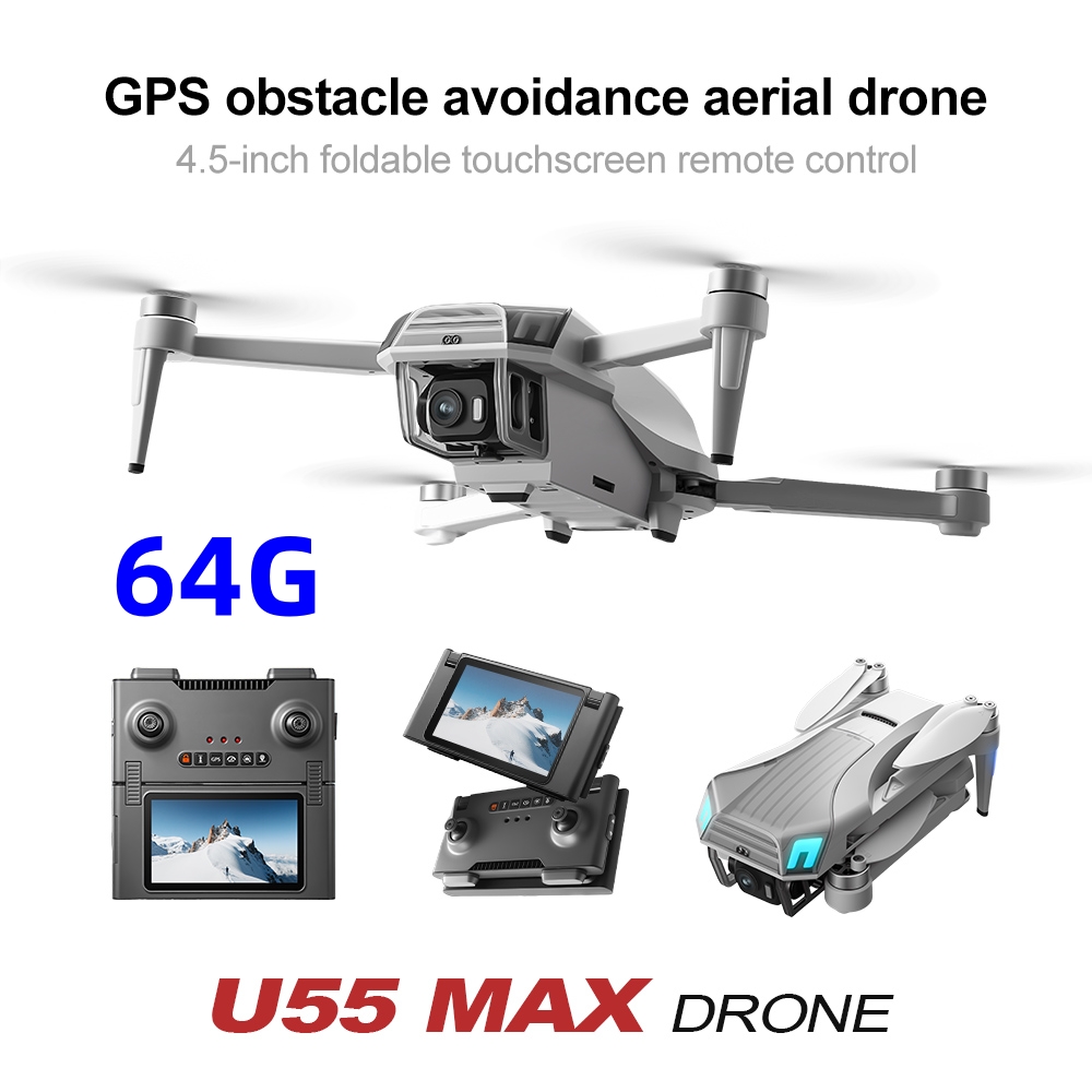 NCZOBOE U55 Drone GPS Profesio - Drone Gimbal 2 Axis ulasan dan harga