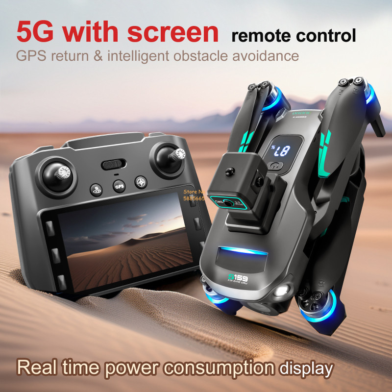 Drone Quadcopter kendali jarak - Drone Gimbal Brushless ulasan dan harga