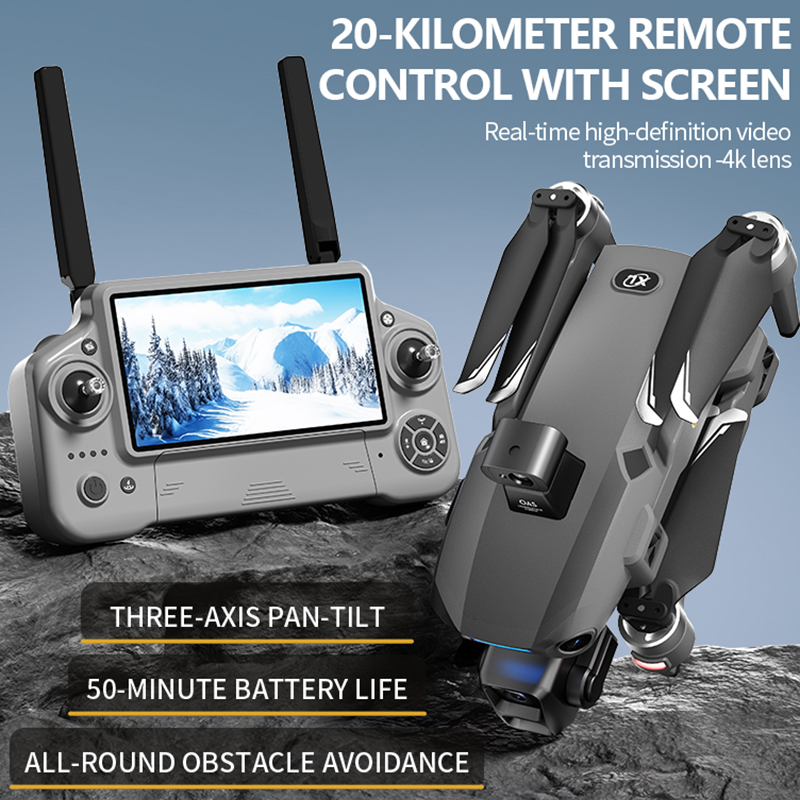 Drone Kamera Ganda 8K Baru 202 - Drone Gimbal Mount ulasan dan harga