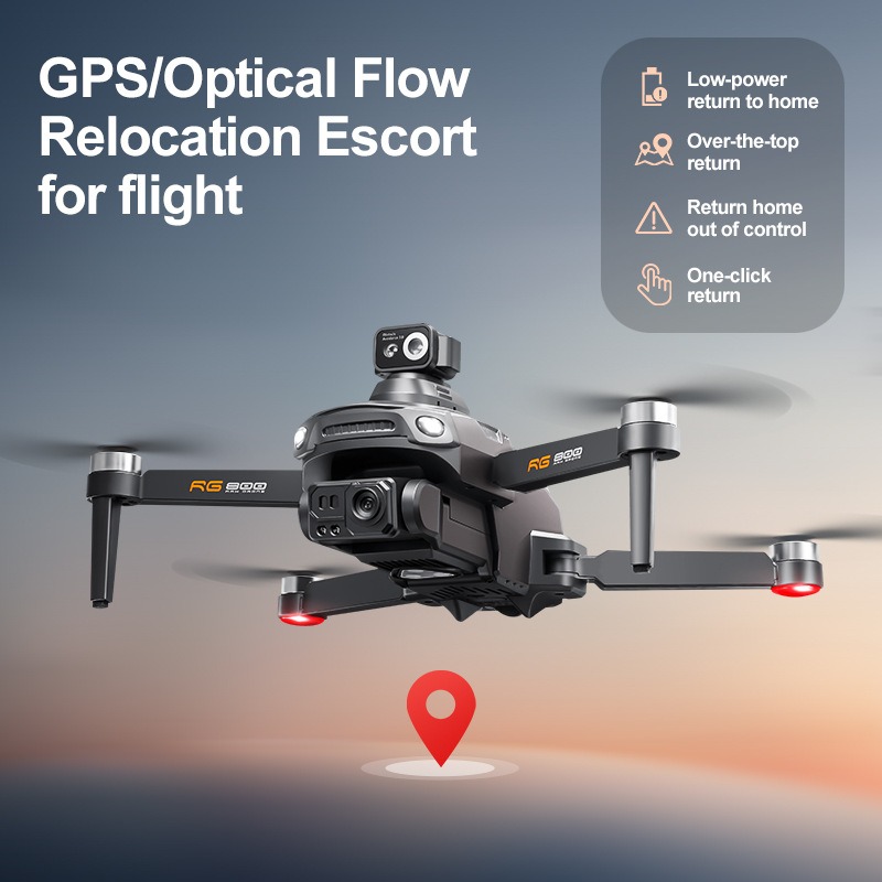Drone RG800 MAX Baru Kamera HD - Drone Gimbal Brushless ulasan dan harga
