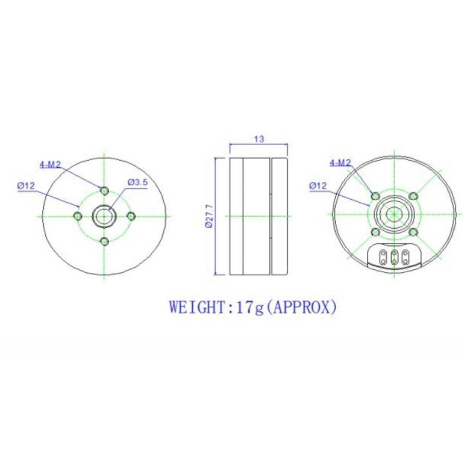 ZuruKin 2204 Motor Gimbal Brus - Drone Gimbal For Gopro ulasan dan harga
