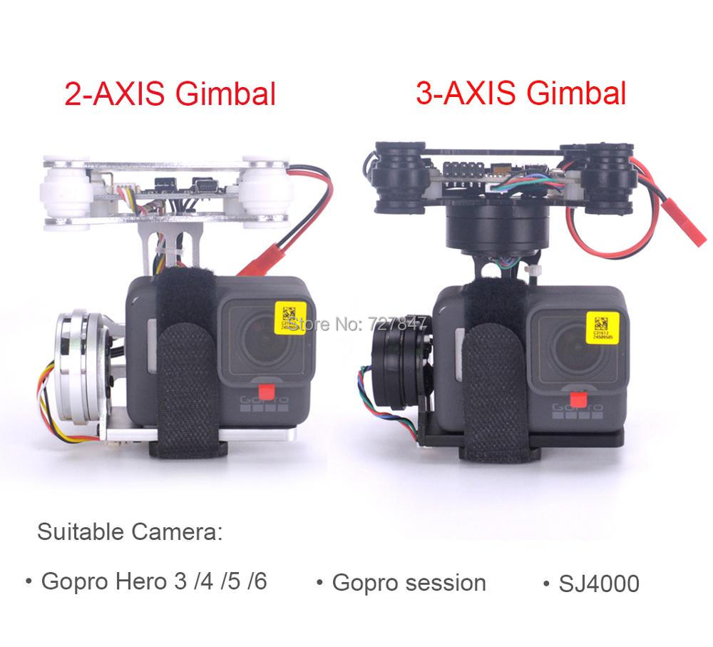 RTF FPV 3-Sumbu/Ringan 2-Sumbu - Drone Gimbal For Gopro ulasan dan harga