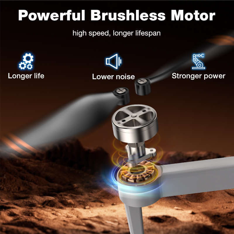 Drone Baru L017 Pro Brushless  - Drone Gimbal Mount ulasan dan harga