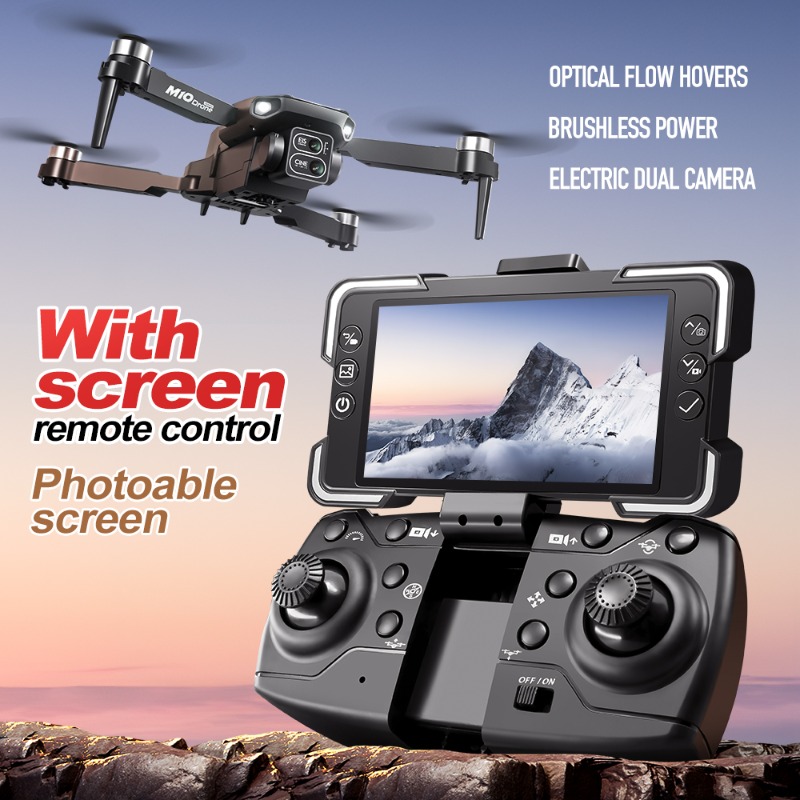 Drone Kamera M10 dengan Remote - Drone Gimbal Brushless ulasan dan harga