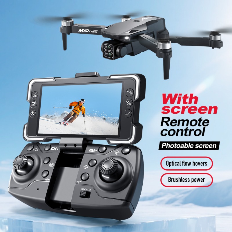 Drone Kamera M10 dengan Remote - Drone Gimbal Brushless ulasan dan harga