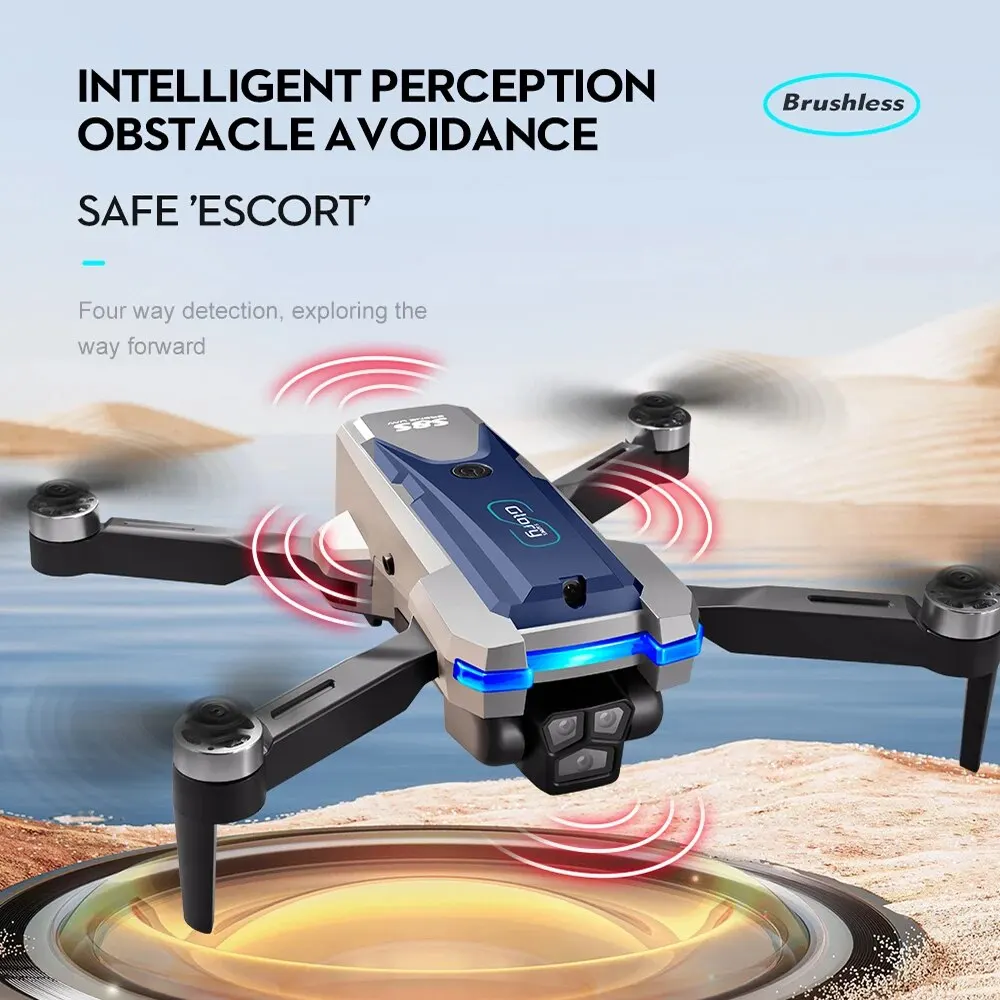 S8S Drone lipat 5G Wifi 8K HD, - Drone Gimbal Brushless ulasan dan harga
